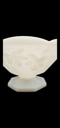 Image 11 of Vintage Anchor Hocking Pedestal Grape and Leaf