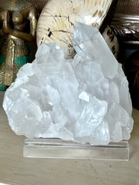 Image 1 of Clear Quartz Points Cluster Display Piece #2597
