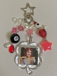 Image 1 of chappell roan photo frame keychain