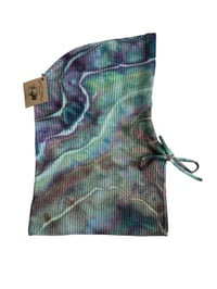 Image 2 of Adult Knit Balaclava in Mermaid Geode Ice Dye