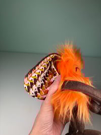 Image 3 of Mini Monster - Orange w/ Embroidered Eyes