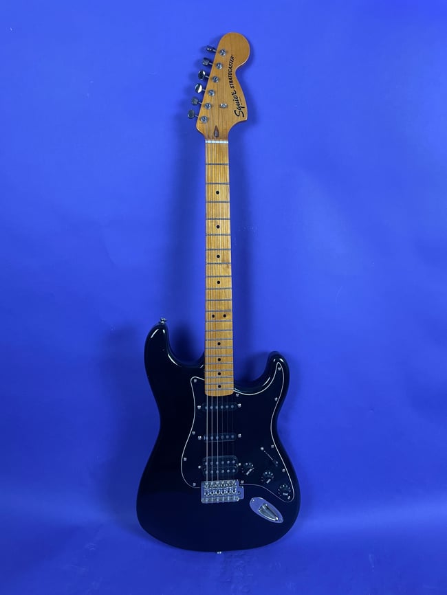 Squier Stratocaster by Fender - Black | 3 O’Clock Rock