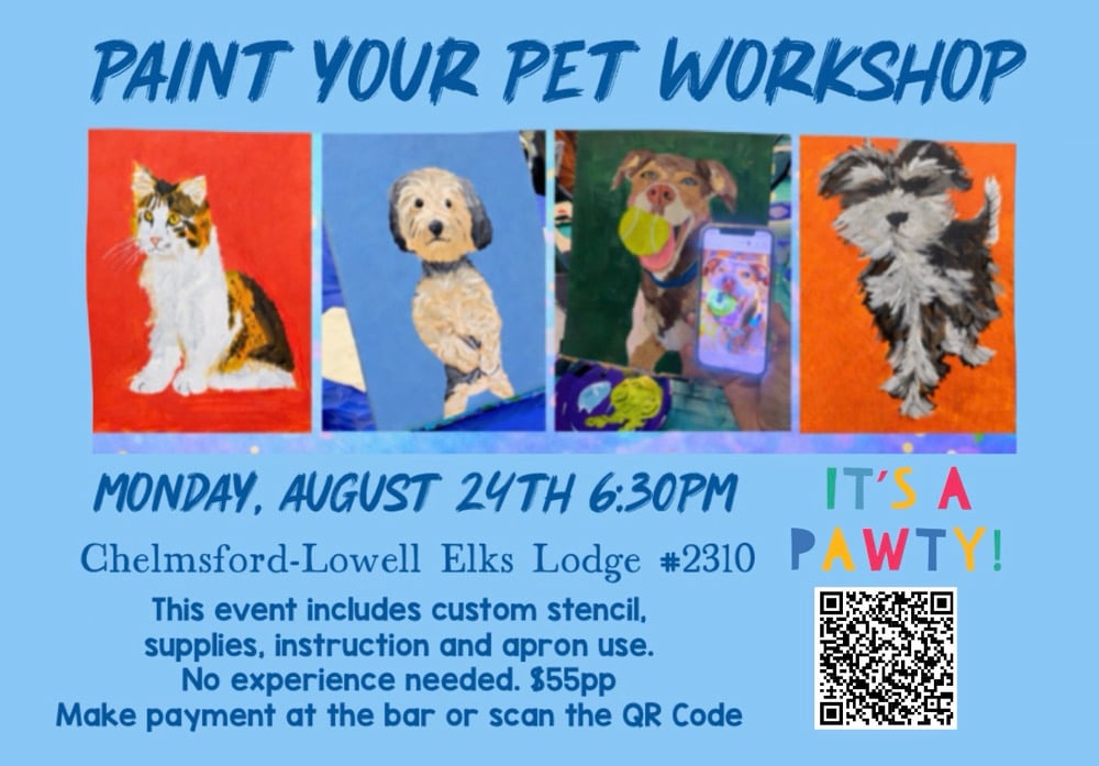 Image of Paint Your Pet Workshop Elks