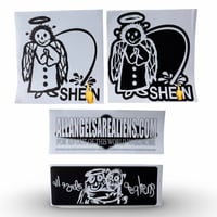 Image 1 of OVERSIZED CAR BUMPER STICKER PACK