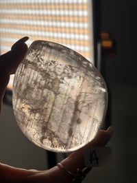 Image 2 of DENDRITIC OPTICAL CALCITE FLAMES WITH BACKLIT RAINBOWS