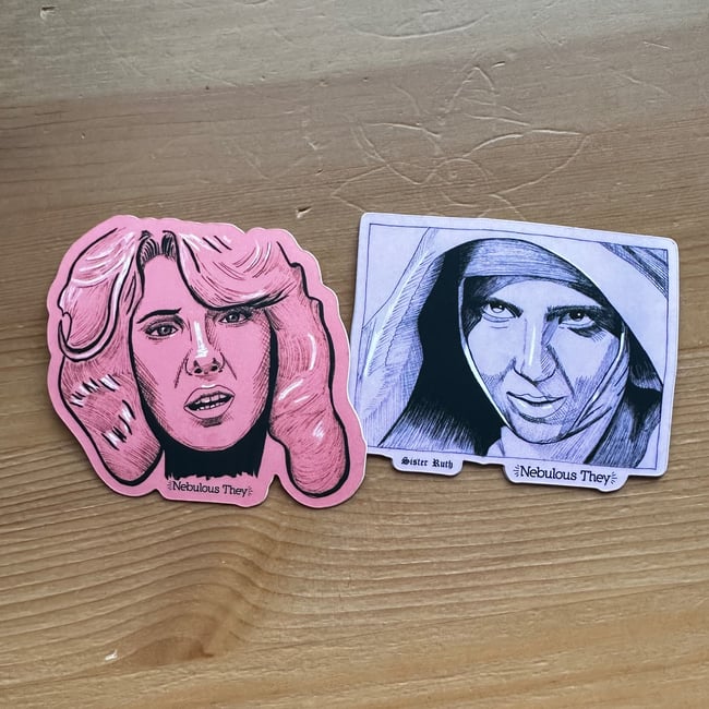 Women in film stickers!