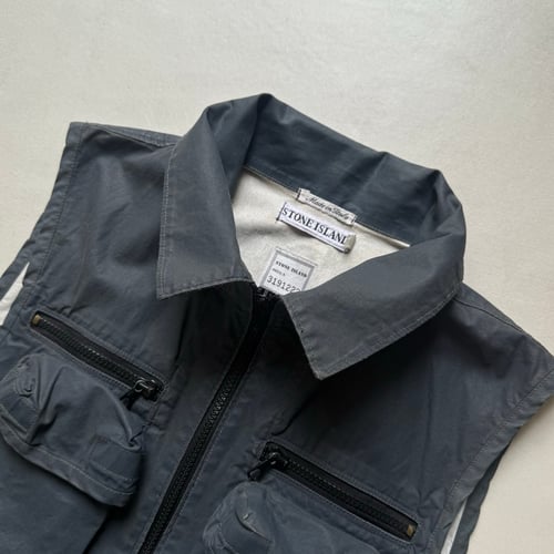 Image of Unreleased Sample SS 1995 Stone Island Multpocket Parachute Vest, Size Large