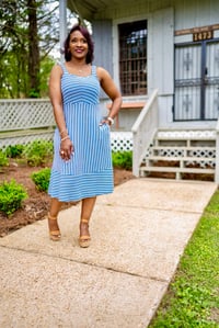 Image 3 of Double Striped Dress w/pockets