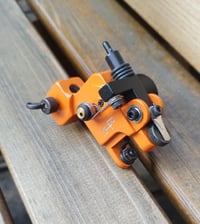 Image 3 of Aluminium sidewinder orange powder coated finish