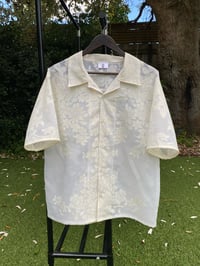 Image 1 of Shear White Rose button up (B)