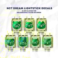 Image 4 of NCT Dream Alien Glasses Decals