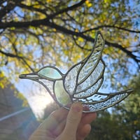 Image 1 of Textured Clear Hummingbird