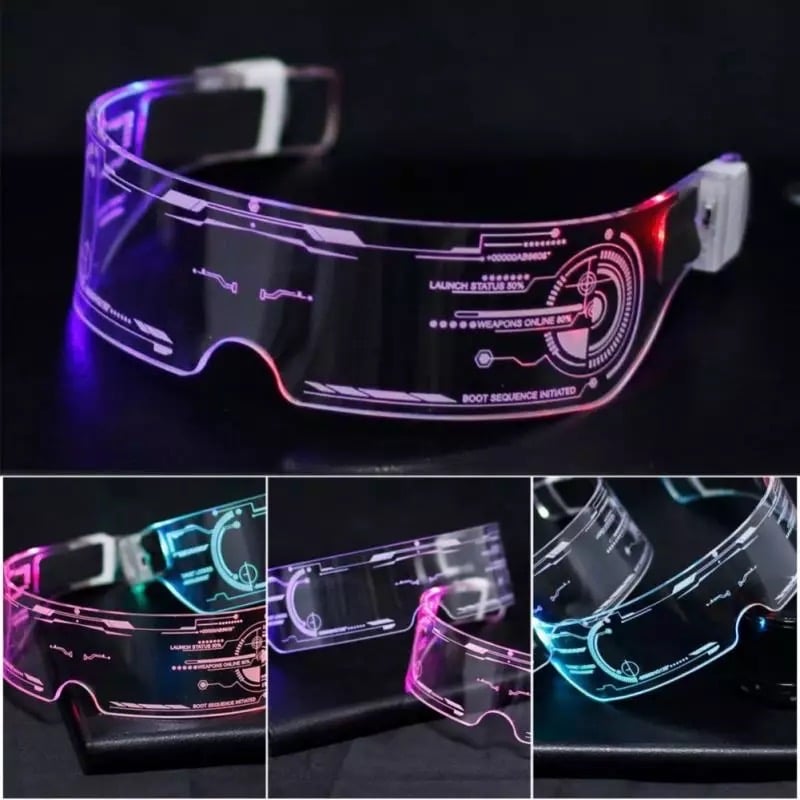 Image of Colorful Luminous LED Glasses for Music Bar