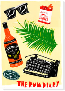 Image of The Rum Diary Silkscreen print