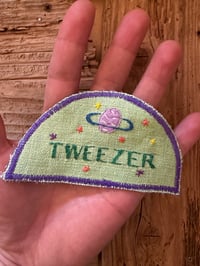 Image 2 of Phish hand stitch patch “ TWEEZER ” 2