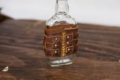 Image of Leather UpCycled Flask - Small