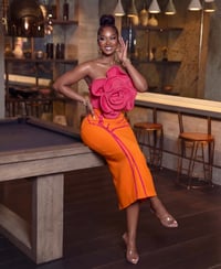 Image 3 of Halle sunset bandage dress