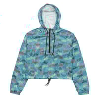 Image 2 of ZEN EXP - Art Drip II Women’s cropped windbreaker