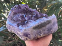 Image 2 of Amethyst Points Cluster With Polished Edges #1574