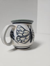 Image 6 of Mug 7 - Butterfly & Flowers (Not food safe)