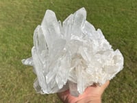 Image 2 of Large Clear Quartz Points Cluster Statement Piece #2258