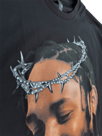 Image 2 of Kendrick blinged out crown Tee
