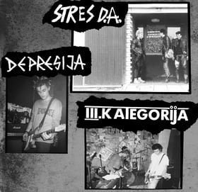 Image of Stres D.A / Depresija / III.Kategorija - split Lp 