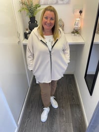 Image 1 of ZIP UP SOFT TOUCH POCKETS HOODIE