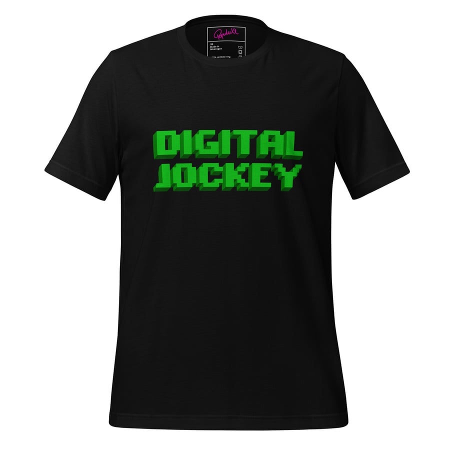 Image of Digital Jockey T Shirt Populuxe x Humans Of Techno