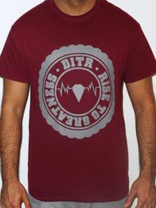 Image of Seal of Approval Tee (Burgundy)