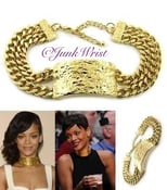 Image of Rihanna Inspired Gold Chocker