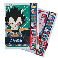 Image 1 of Pack 7 Postales Dragon Ball