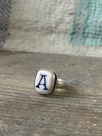 Image 1 of 'A' Letter Ring - P1/2