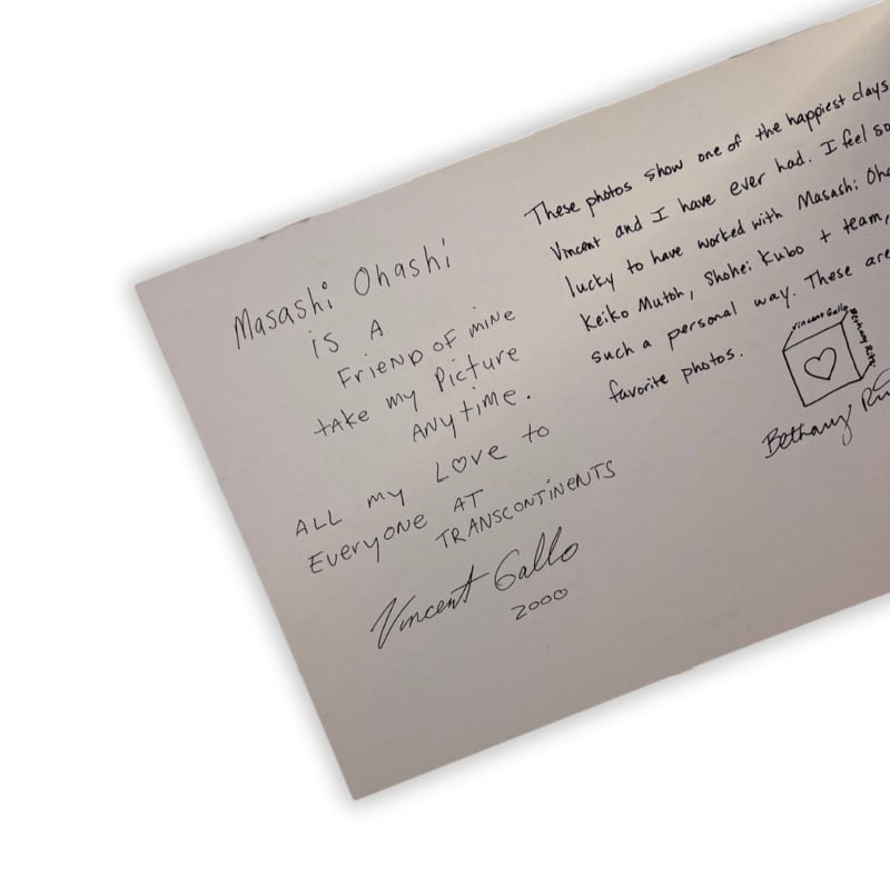 Masashi Ohashi and Vincent Gallo - The Right of Light Postcard