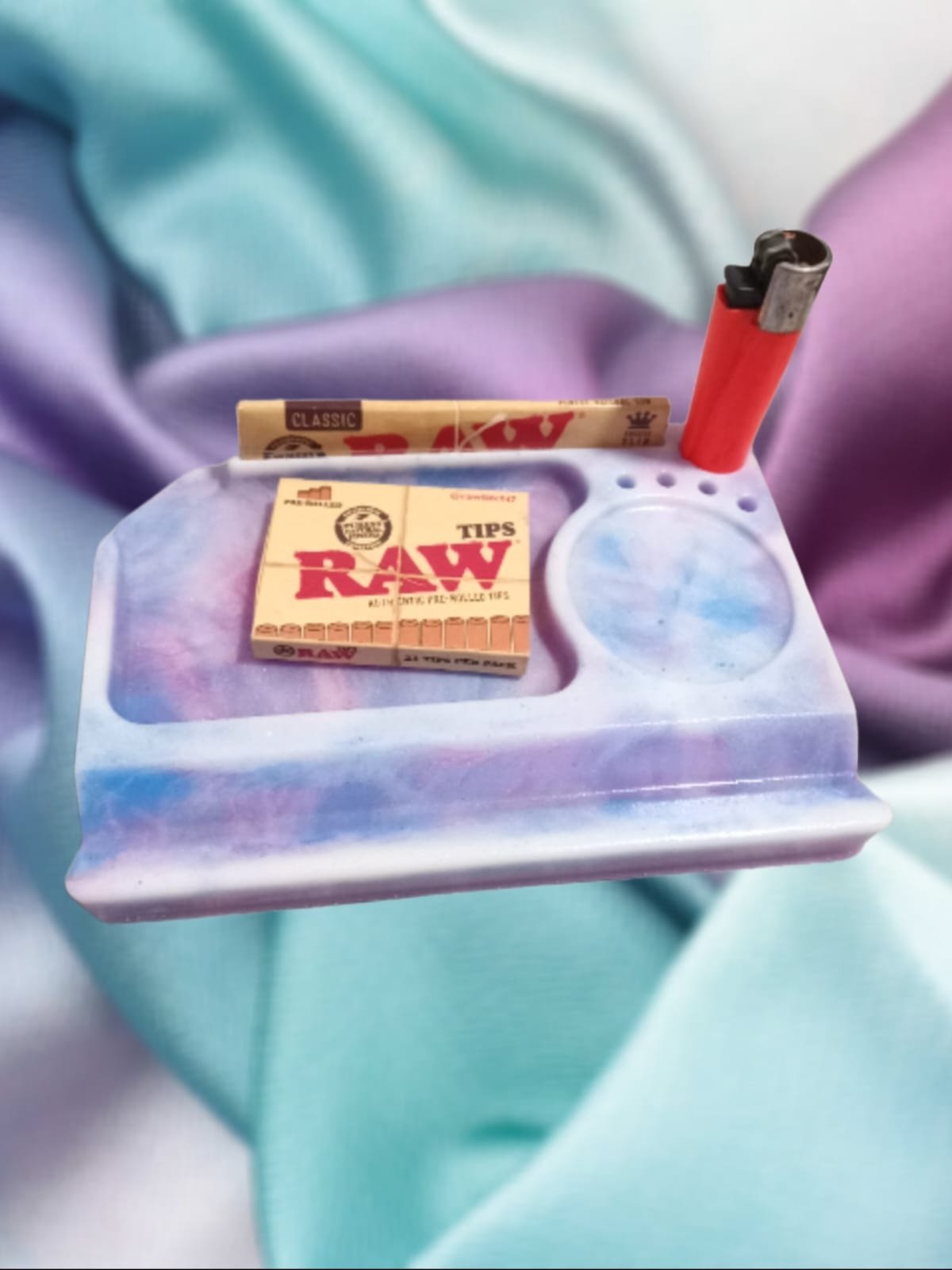 Berry swirl Rolling tray