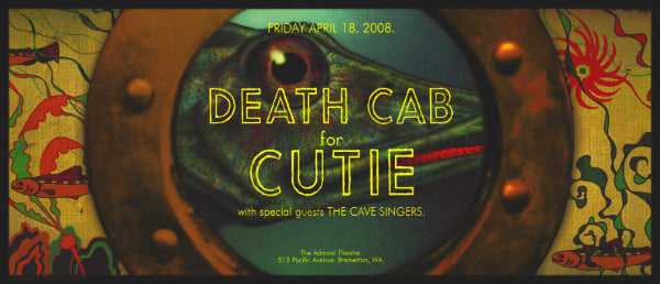 Image of Death Cab For Cutie. Bremerton 2008.