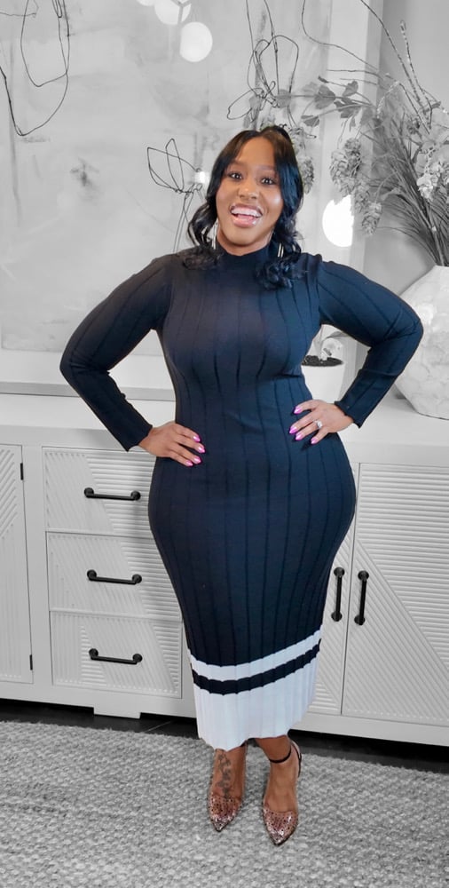 Image of Pretty Blocked Dress