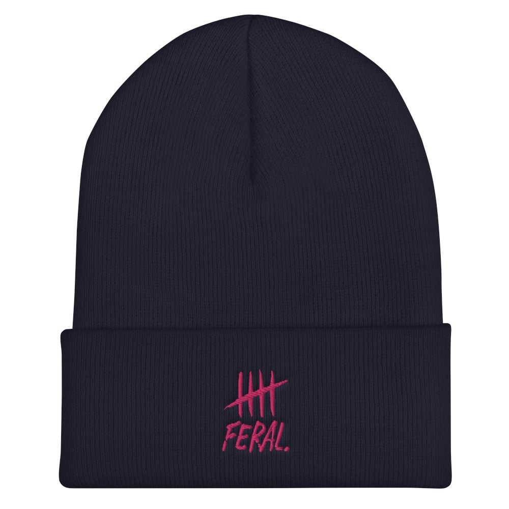 Image of feral. beanie.