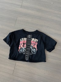 black fashion shirt (sz medium) 
