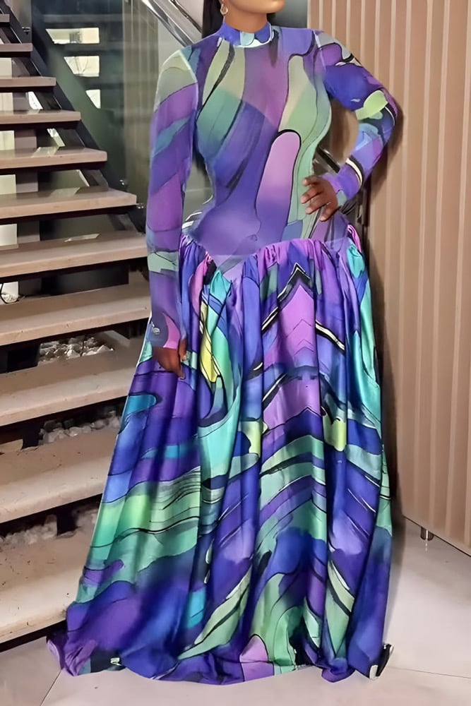 Image of Purple Grace Maxi Dress