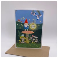 Image 2 of Gnome Birthday Card