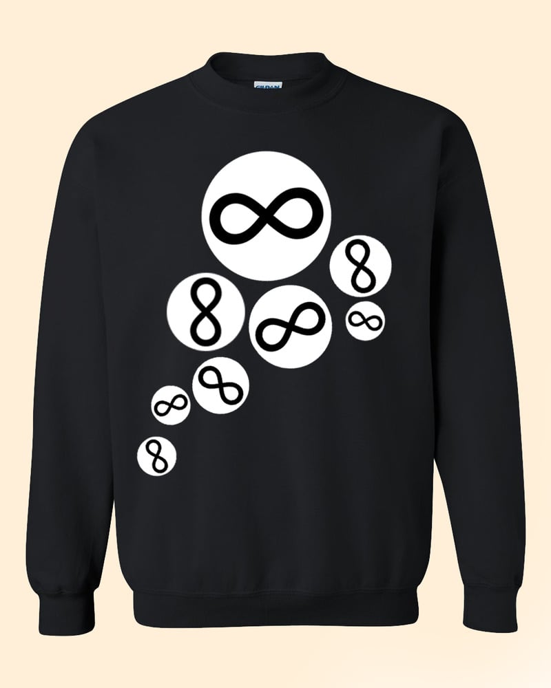 Image of INFINITY "MASHUP" JUMPER/BLACK