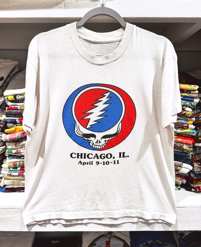 Grateful Dead 1987 Chicago Lot T-Shirt - Fits L (boxy)