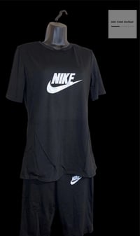 Women’s Biker Short Set (BLACK)