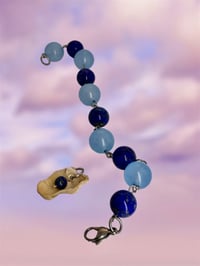 Planet Bella | Lapis lazuli + jade gemstones bracelet 