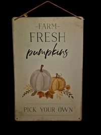 Pick your pumpkin sign 