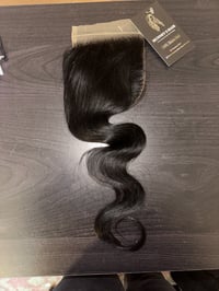 Image 1 of 16 inch body wave closure