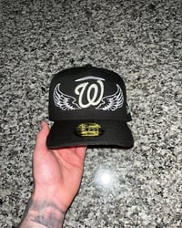 Image 3 of BLACK & WHITE  NATIONALS  CUSTOM FITTED CAP