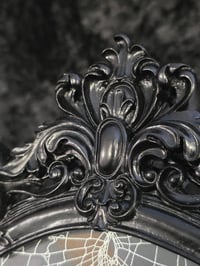 Image 3 of LARGE Gothic black ornate framed preserved web