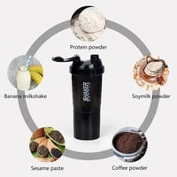 Image 4 of Protein Shake Bottle w/Compartment